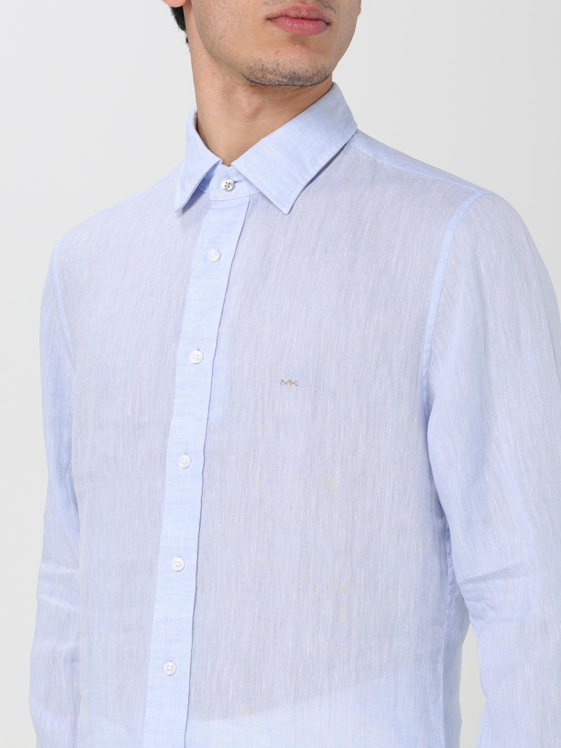 MICHAEL KORS CAMICIA: Camicia di lino Michael Kors, Blue - Img 3