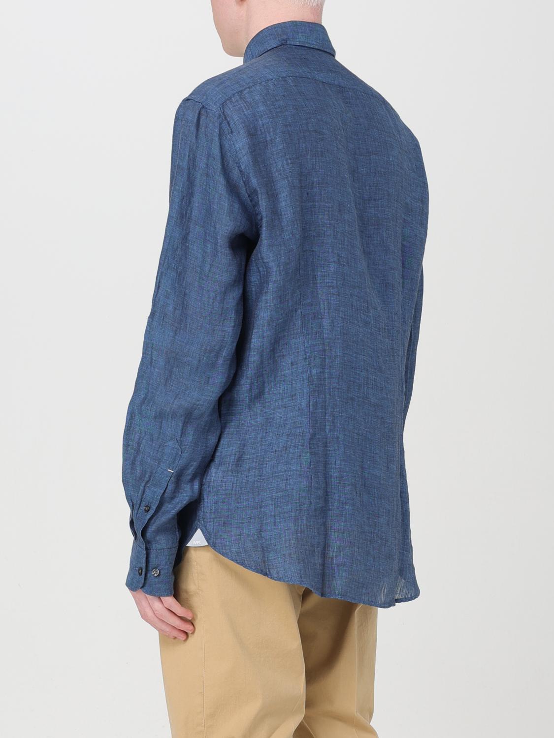 MICHAEL KORS CAMICIA: Camicia di lino Michael Kors, Denim - Img 2