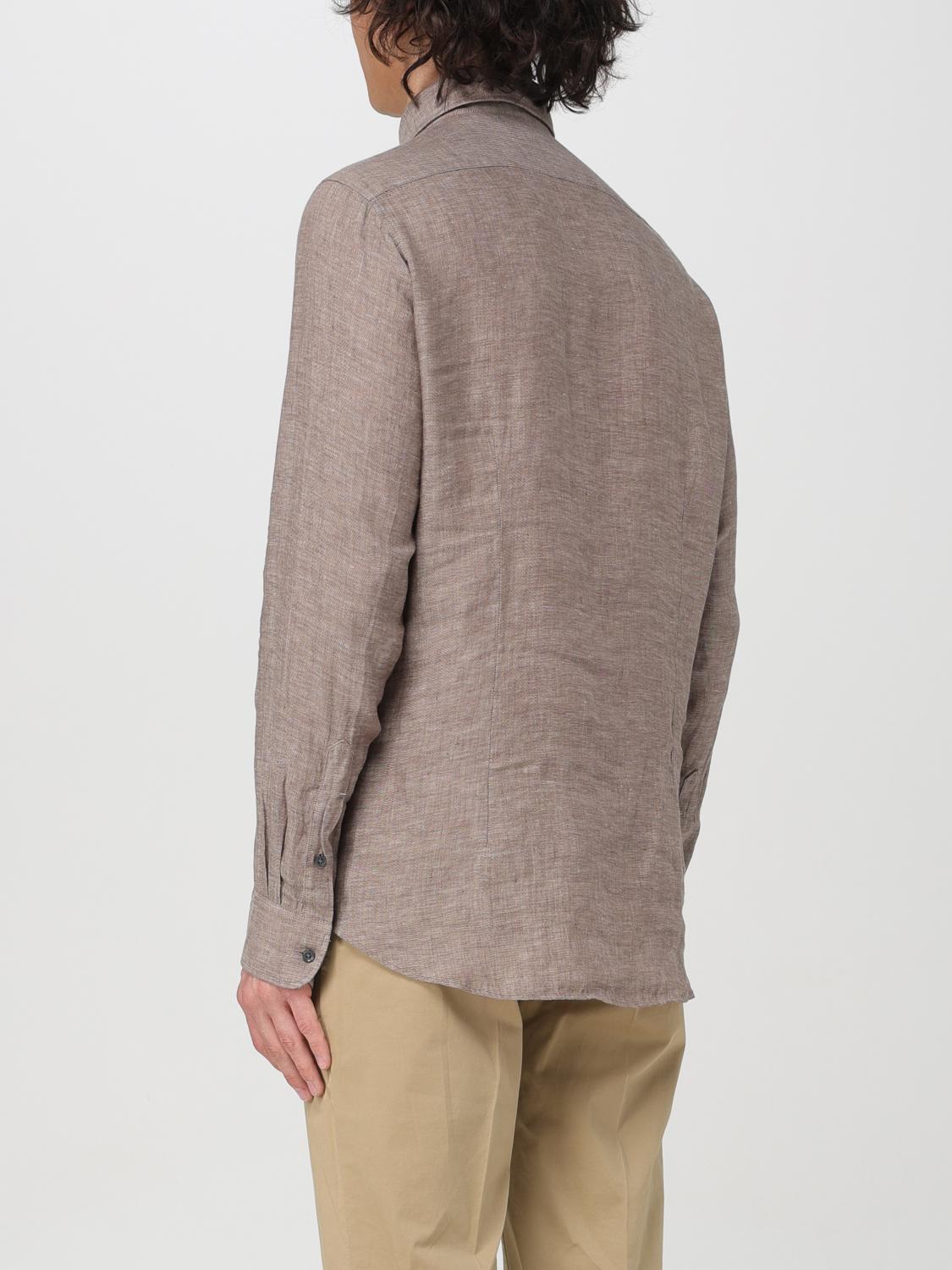 MICHAEL KORS CAMICIA: Camicia di lino Michael Kors, Marrone - Img 2