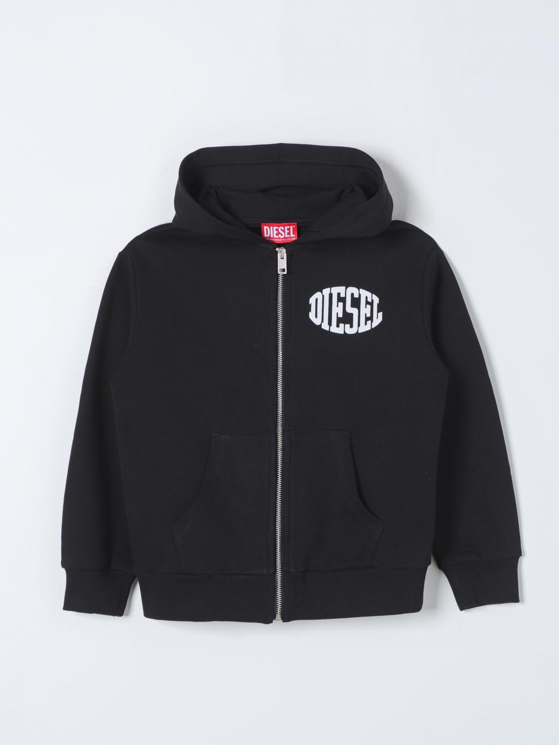 DIESEL PULLOVER: Pullover kinder Diesel, Schwarz - Img 1