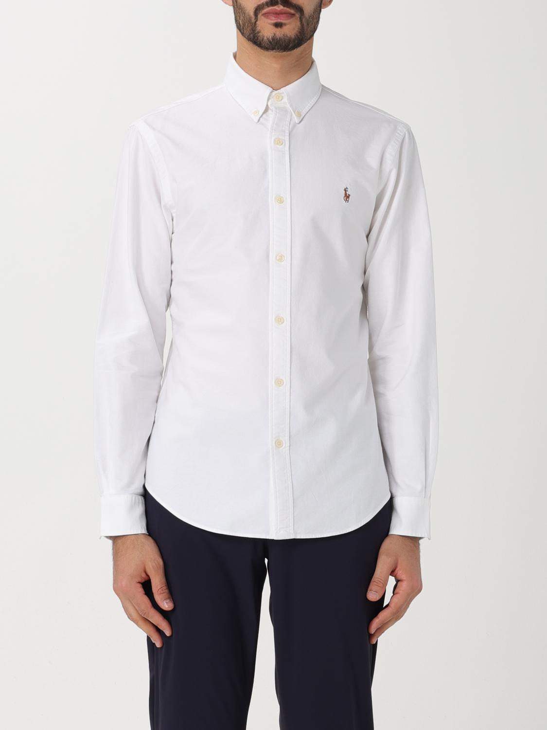 POLO RALPH LAUREN Camisa hombre Blanco Camisa Polo Ralph Lauren 710549084006 en linea en GIGLIO.COM