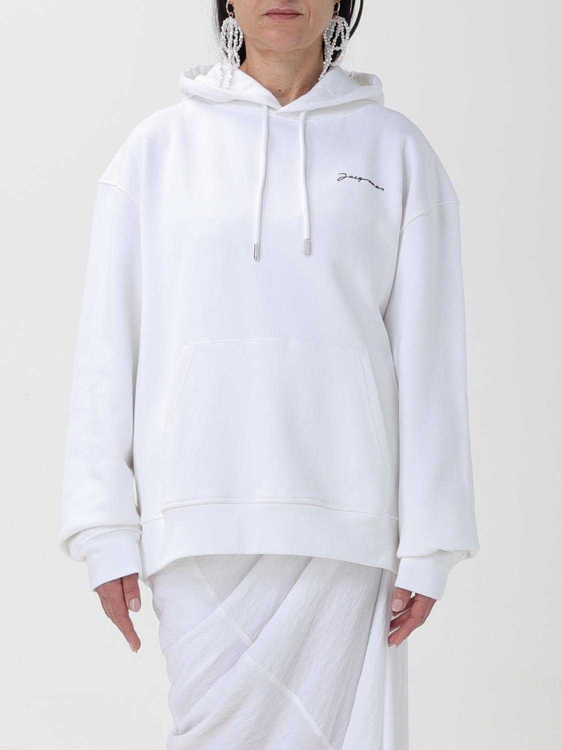 JACQUEMUS SWEAT-SHIRT: Pull femme Jacquemus, Blanc - Img 1