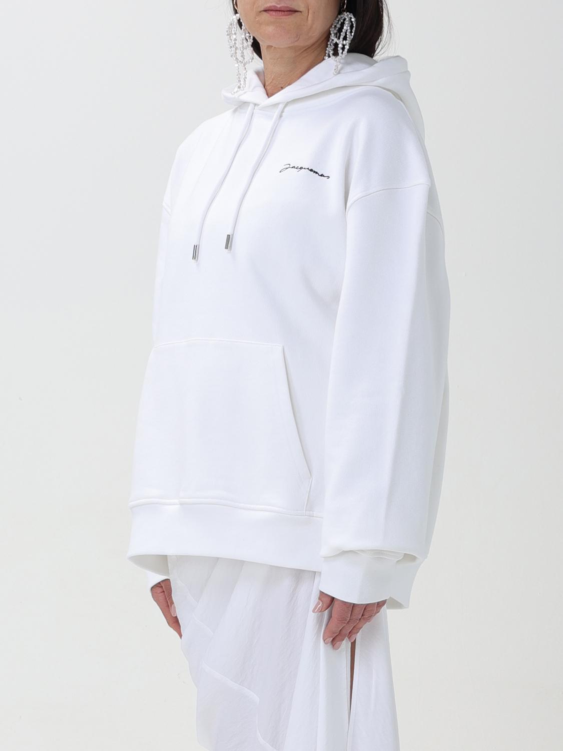 JACQUEMUS SWEAT-SHIRT: Pull femme Jacquemus, Blanc - Img 4