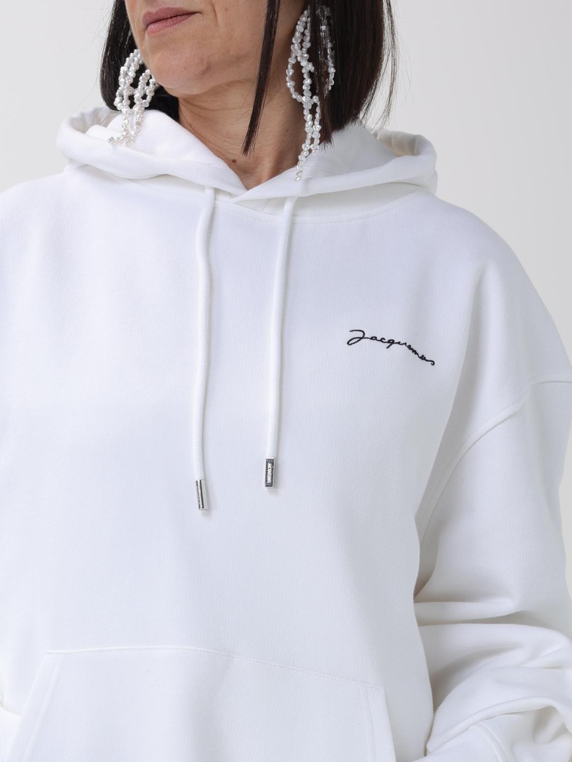 JACQUEMUS SWEAT-SHIRT: Pull femme Jacquemus, Blanc - Img 5
