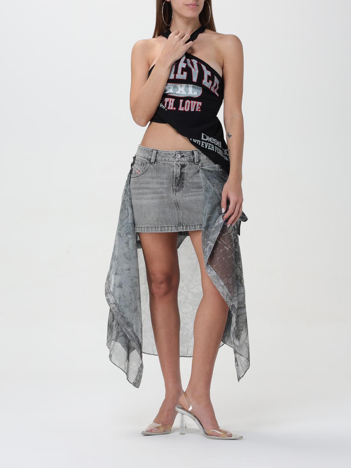 DIESEL TOP: Top woman Diesel, Black - Img 2