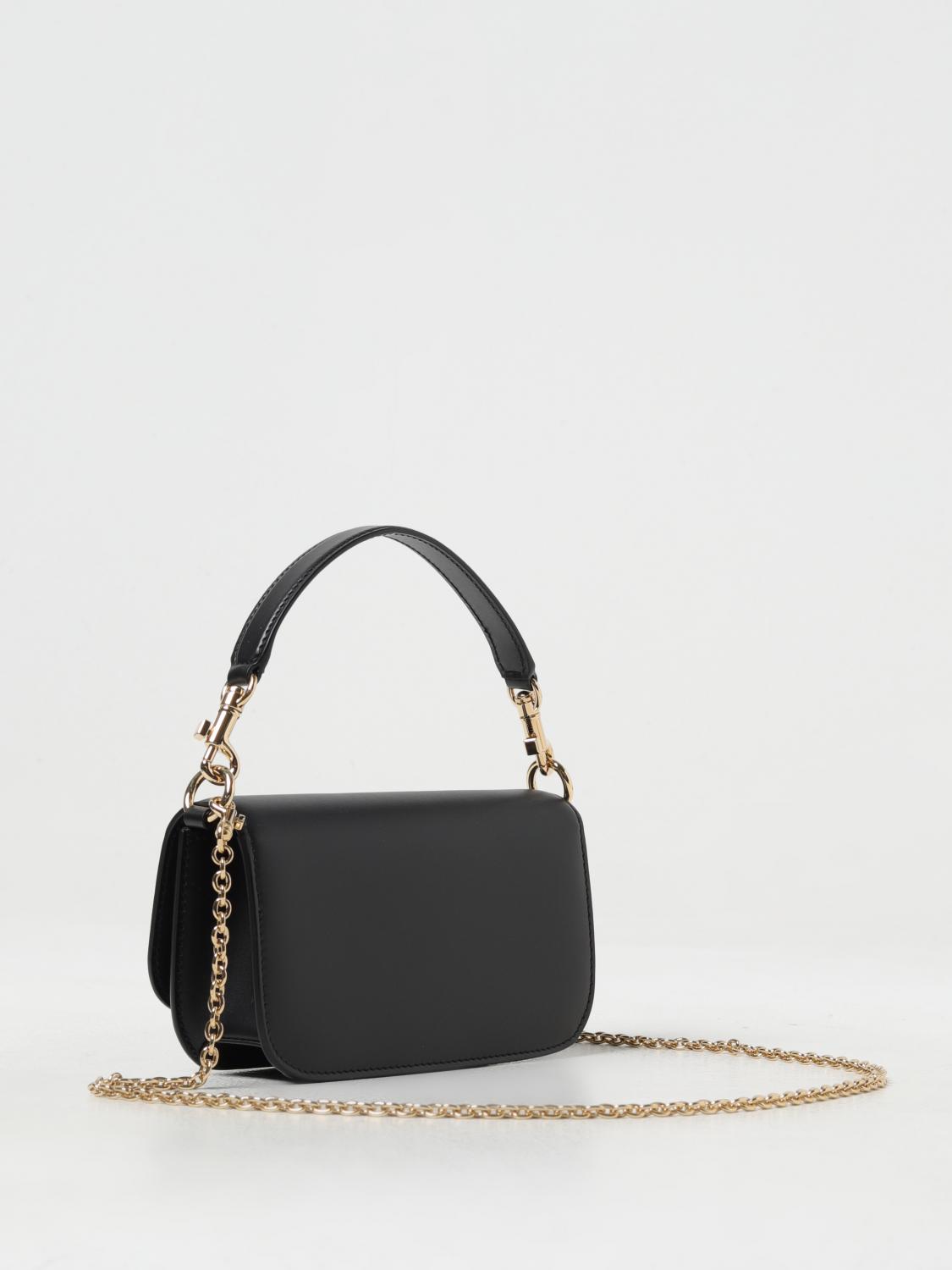 DOLCE & GABBANA ボディバッグ ブラック Small nylon belt bag with rubberized logo in Black for Men