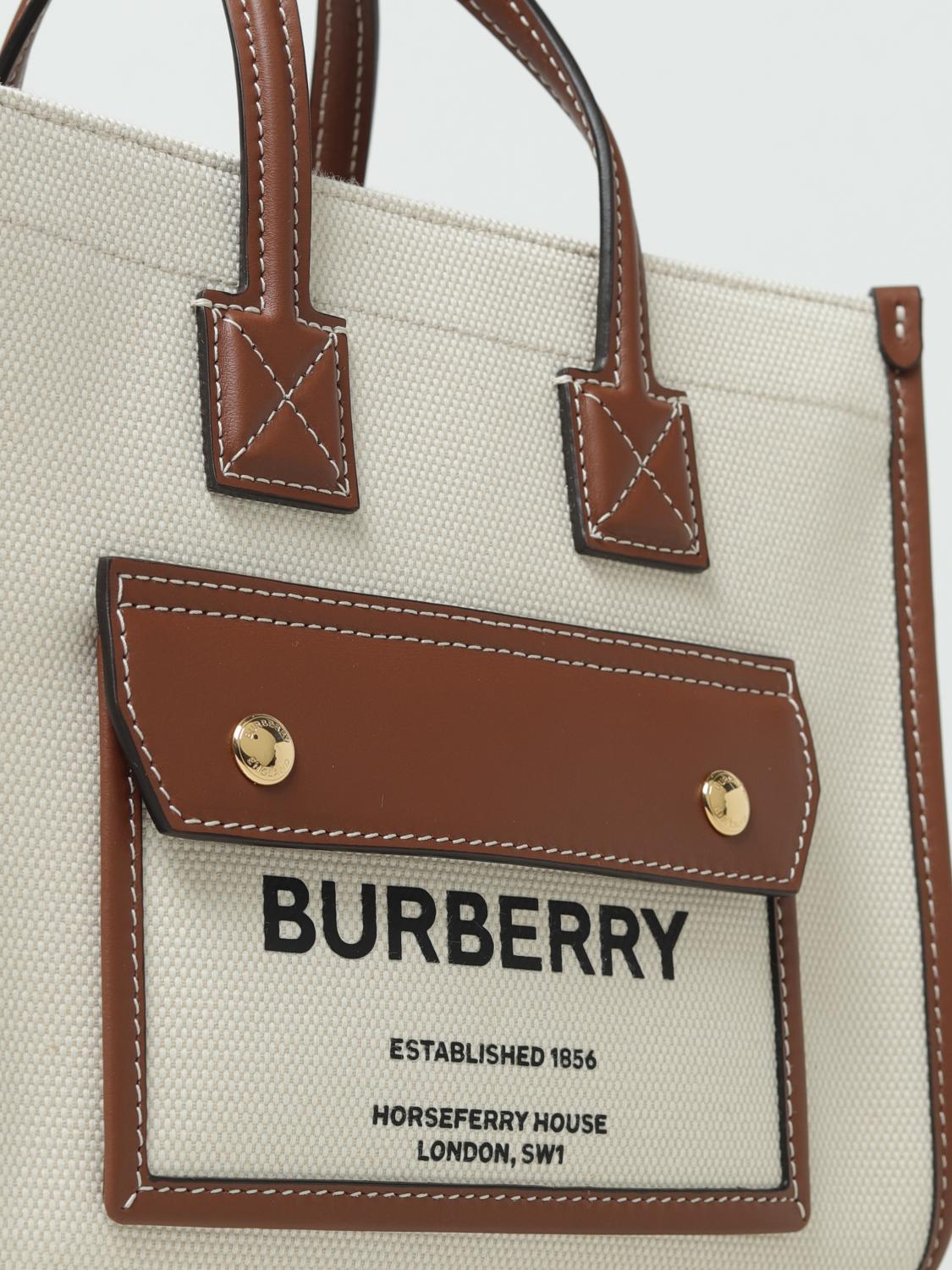 Burberry Shoulder bag woman - Cream | 8044143 | GIGLIO.COM