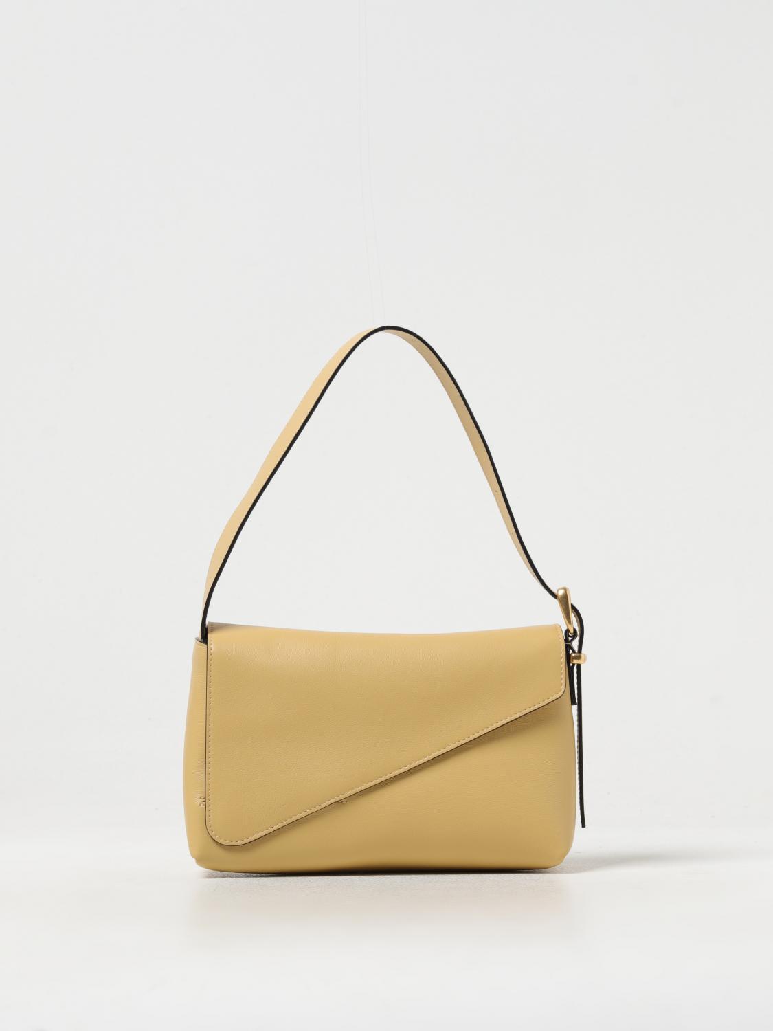 WANDLER BORSA A SPALLA: Borsa Oscar Wandler in nappa, Giallo - Img 1