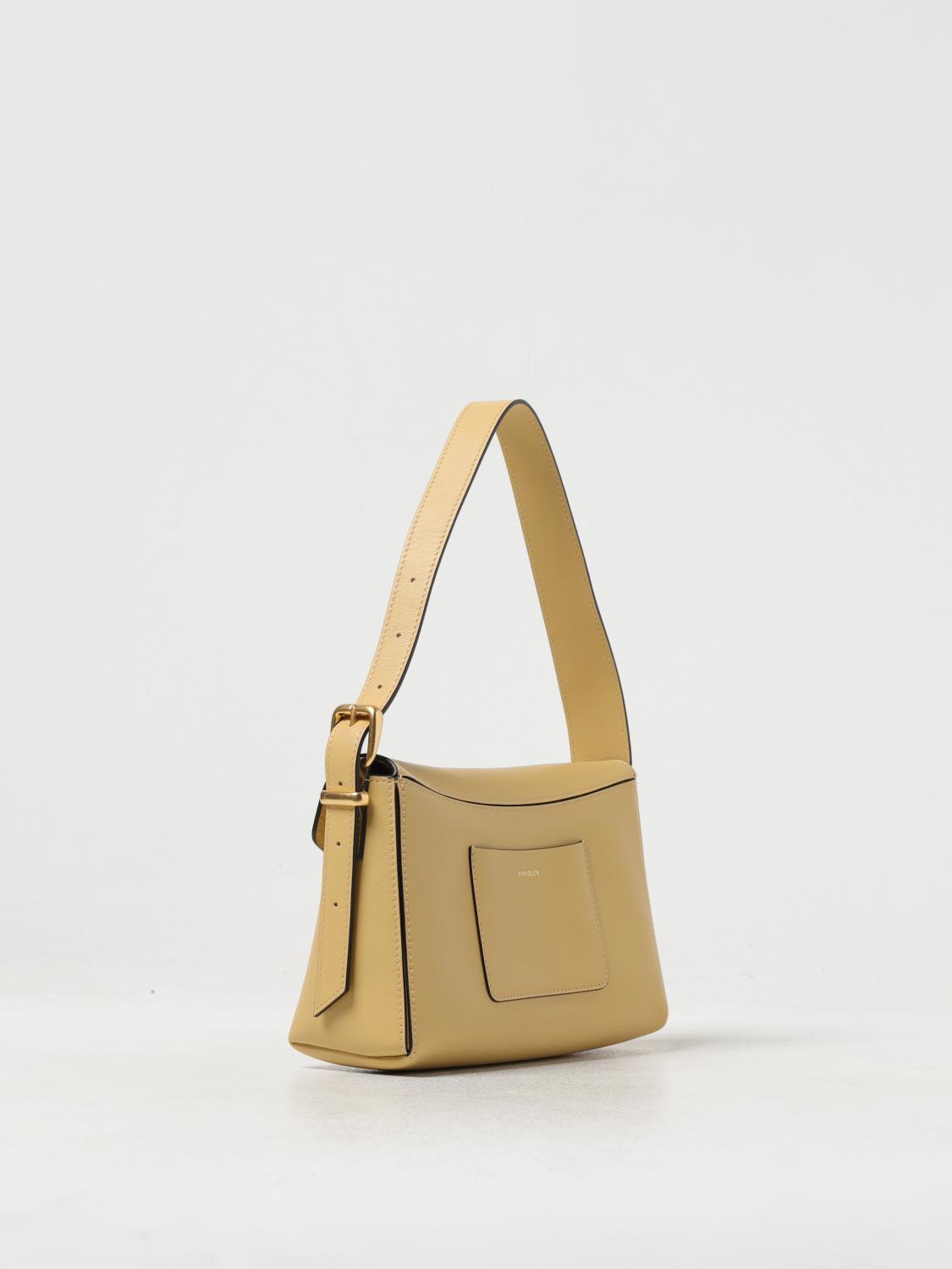 WANDLER BORSA A SPALLA: Borsa Oscar Wandler in nappa, Giallo - Img 2