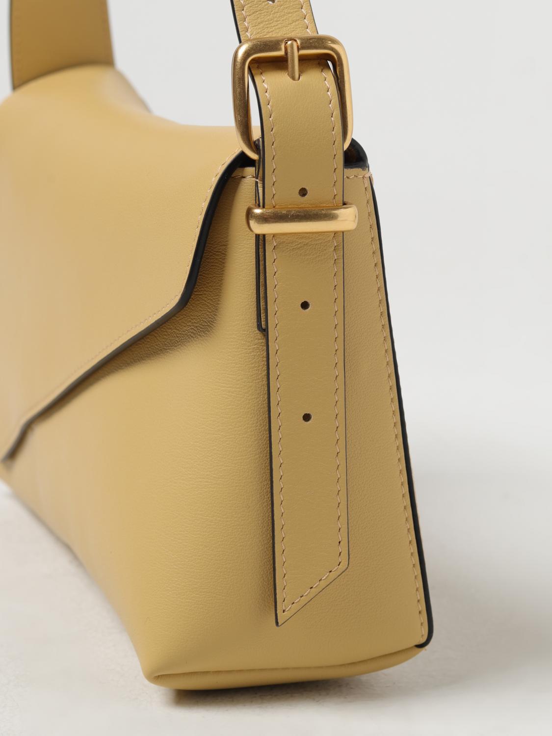 WANDLER BORSA A SPALLA: Borsa Oscar Wandler in nappa, Giallo - Img 3