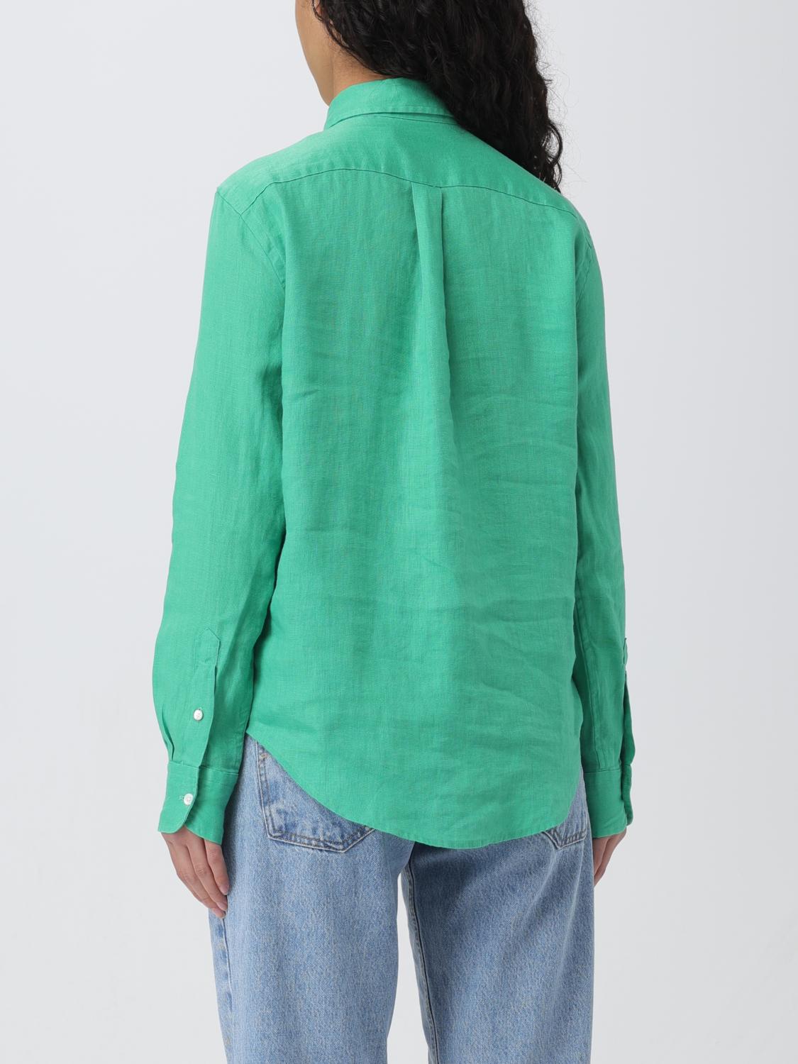 POLO RALPH LAUREN CAMISA: Camiseta mujer Polo Ralph Lauren, Verde - Img 2