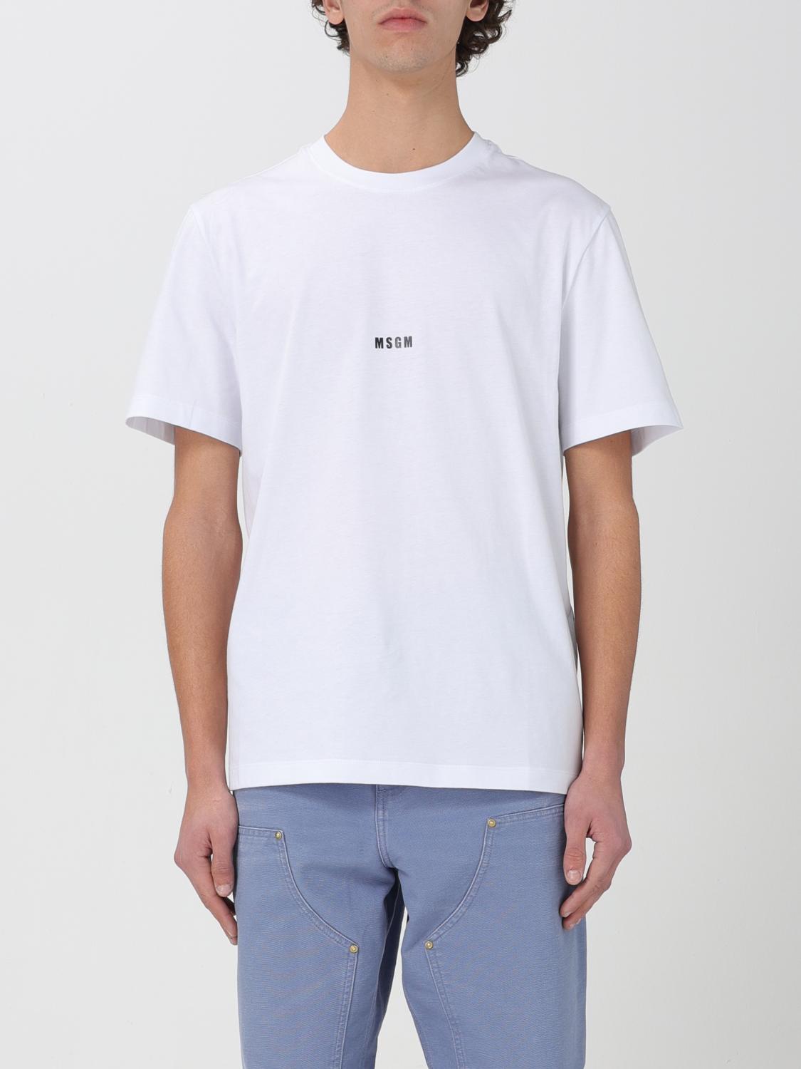 MSGM CAMISETA: Camiseta hombre MSGM, Blanco - Img 1