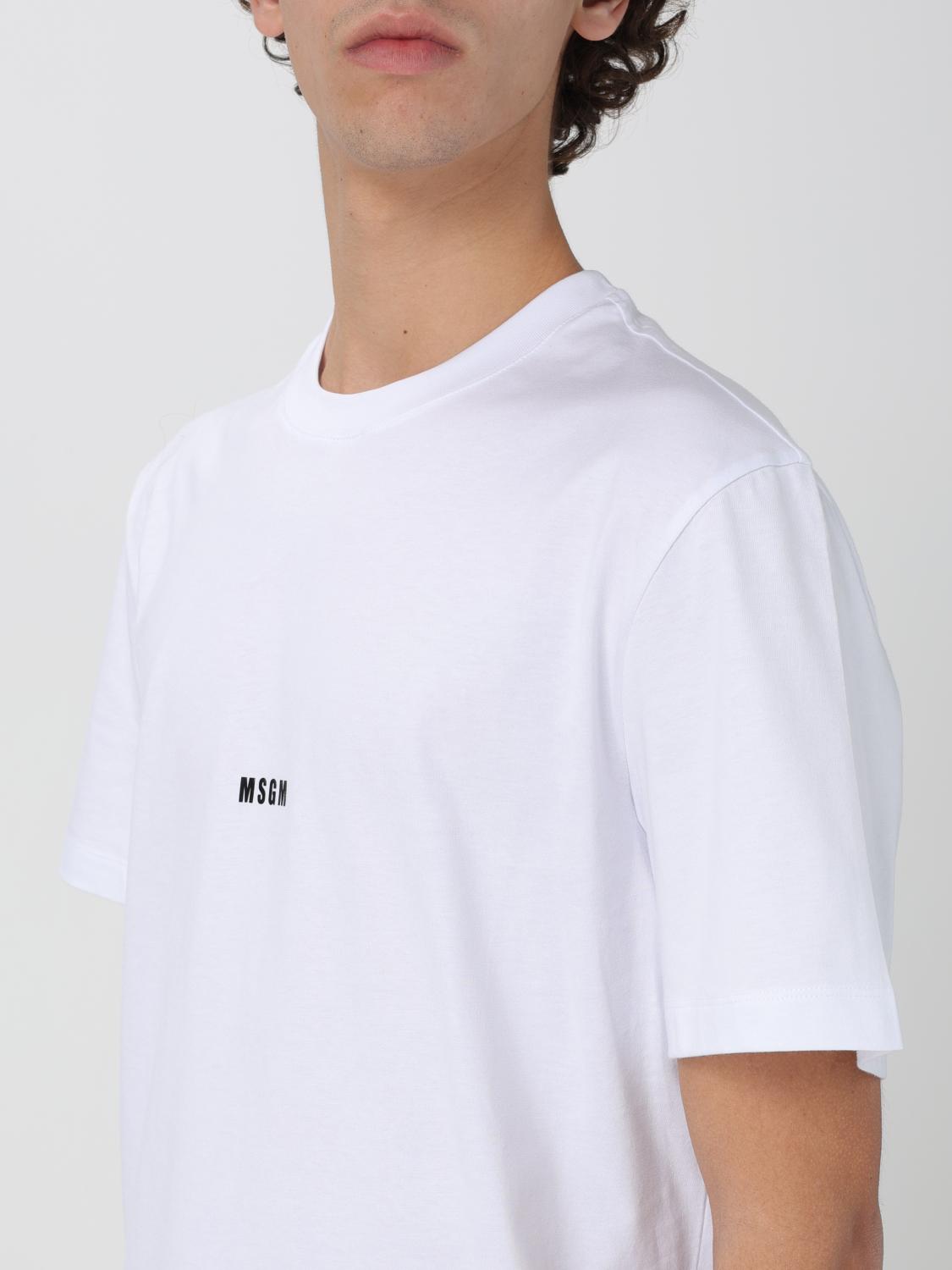 MSGM CAMISETA: Camiseta hombre MSGM, Blanco - Img 4