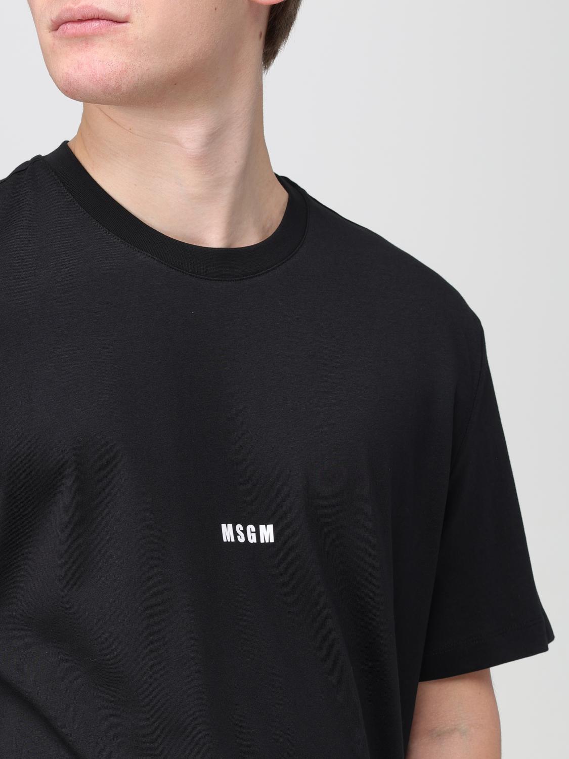 MSGM 티셔츠: 티셔츠 남성 MSGM, 블랙 - Img 3