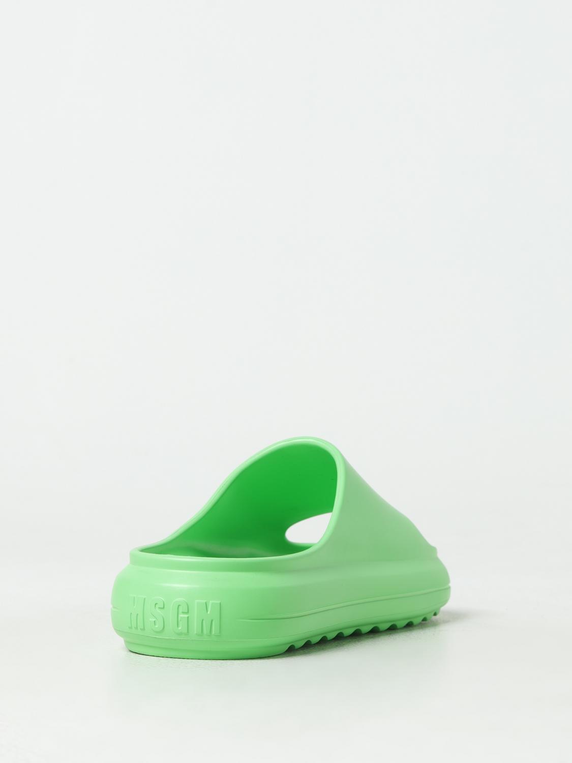 MSGM SANDALE: Sandales homme MSGM, Vert - Img 3