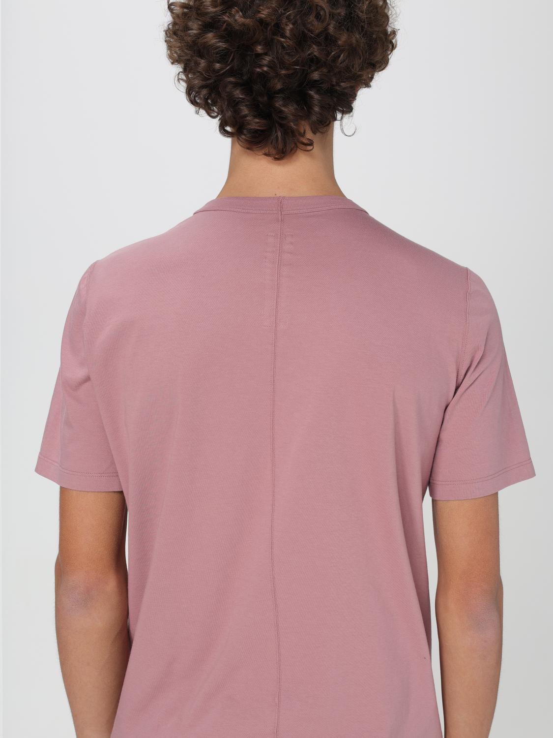 RICK OWENS: T-shirt men - Pink | Rick Owens t-shirt RICK OWENS: T-shirt men - Pink | Rick Owens t-shirt