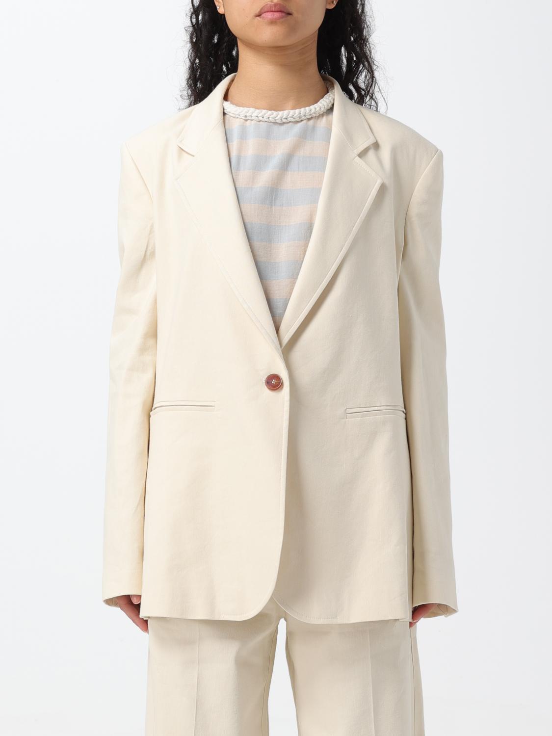 ALYSI AMERICANA: Americana mujer Alysi, Beige - Img 1