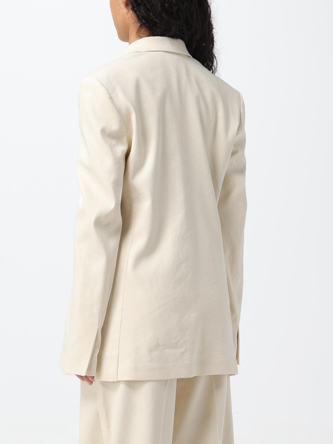 ALYSI AMERICANA: Americana mujer Alysi, Beige - Img 3