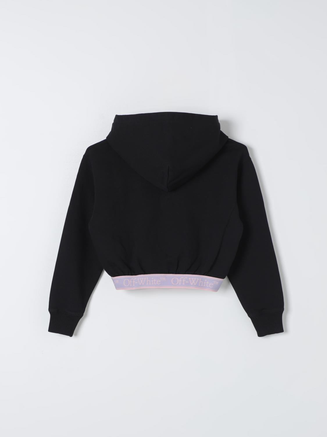 OFF-WHITE KIDS JERSEY: Jersey niños Off-white, Negro - Img 2