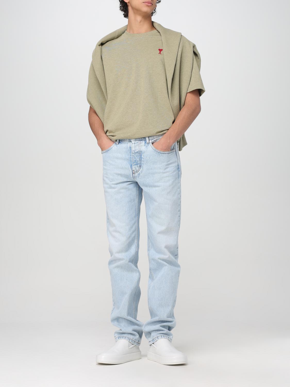 AMI PARIS T-SHIRT: T-shirt men Ami Paris, Green - Img 2