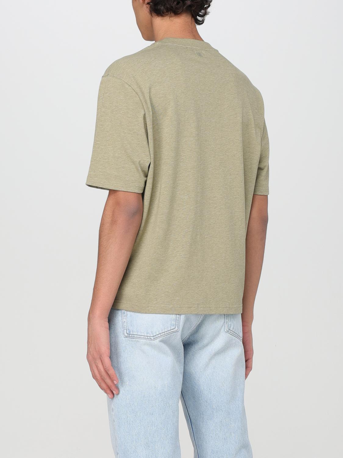 AMI PARIS T-SHIRT: T-shirt men Ami Paris, Green - Img 3