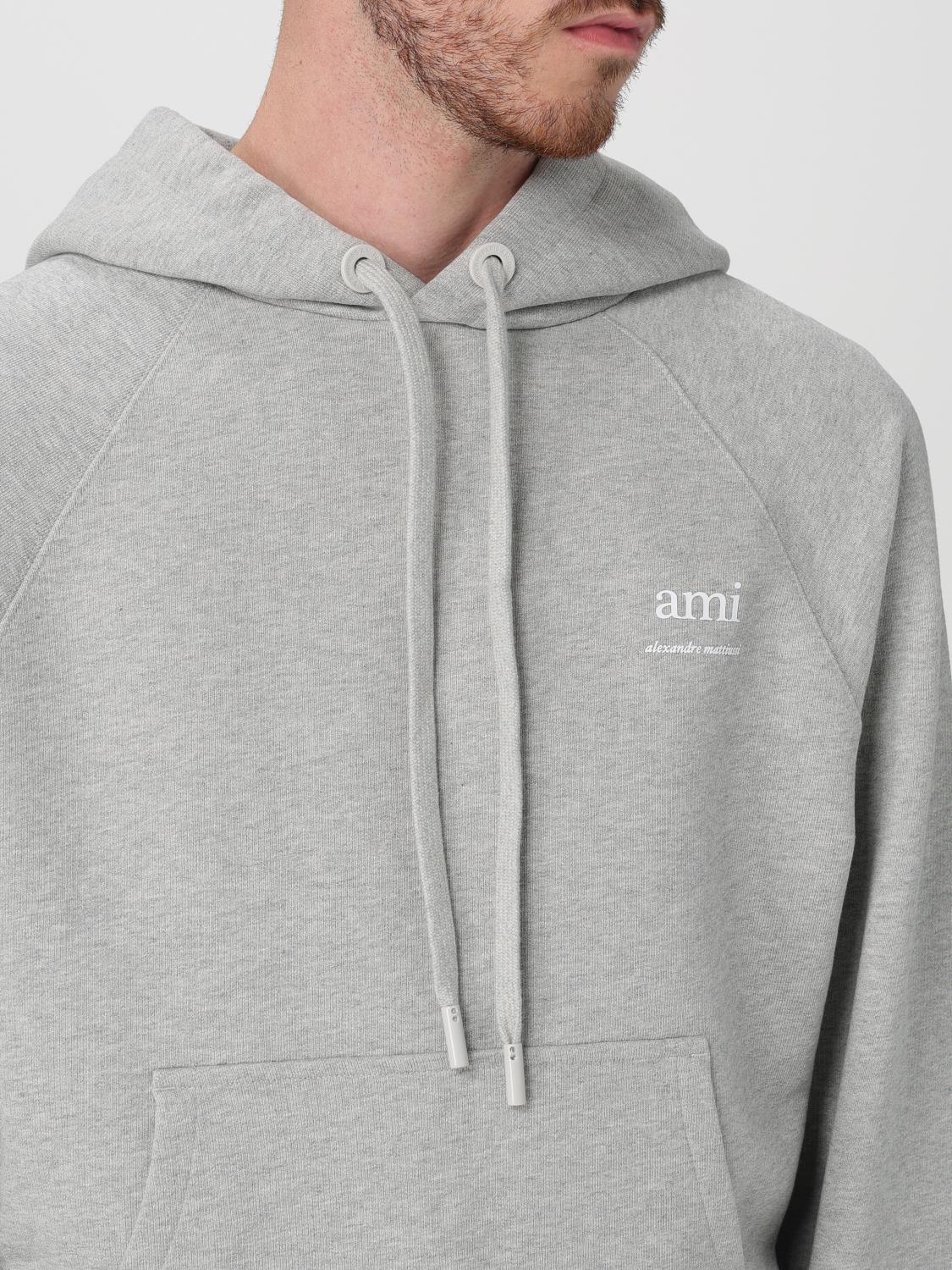 AMI PARIS SUDADERA: Jersey hombre Ami Paris, Gris - Img 3