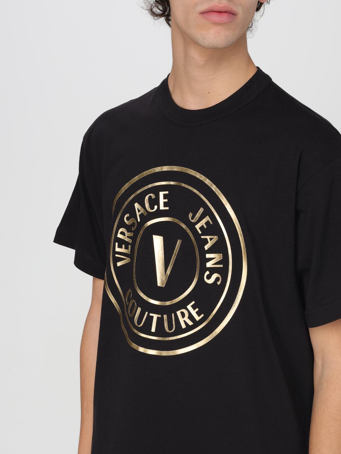 VERSACE JEANS COUTURE T-SHIRT: T-shirt men Versace Jeans Couture, Black - Img 3