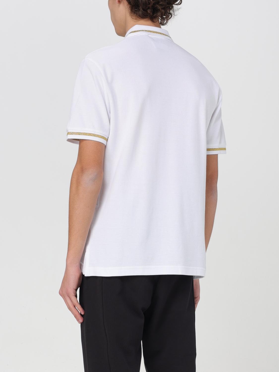 VERSACE JEANS COUTURE POLO: Polo homme Versace Jeans Couture, Blanc 1 - Img 2