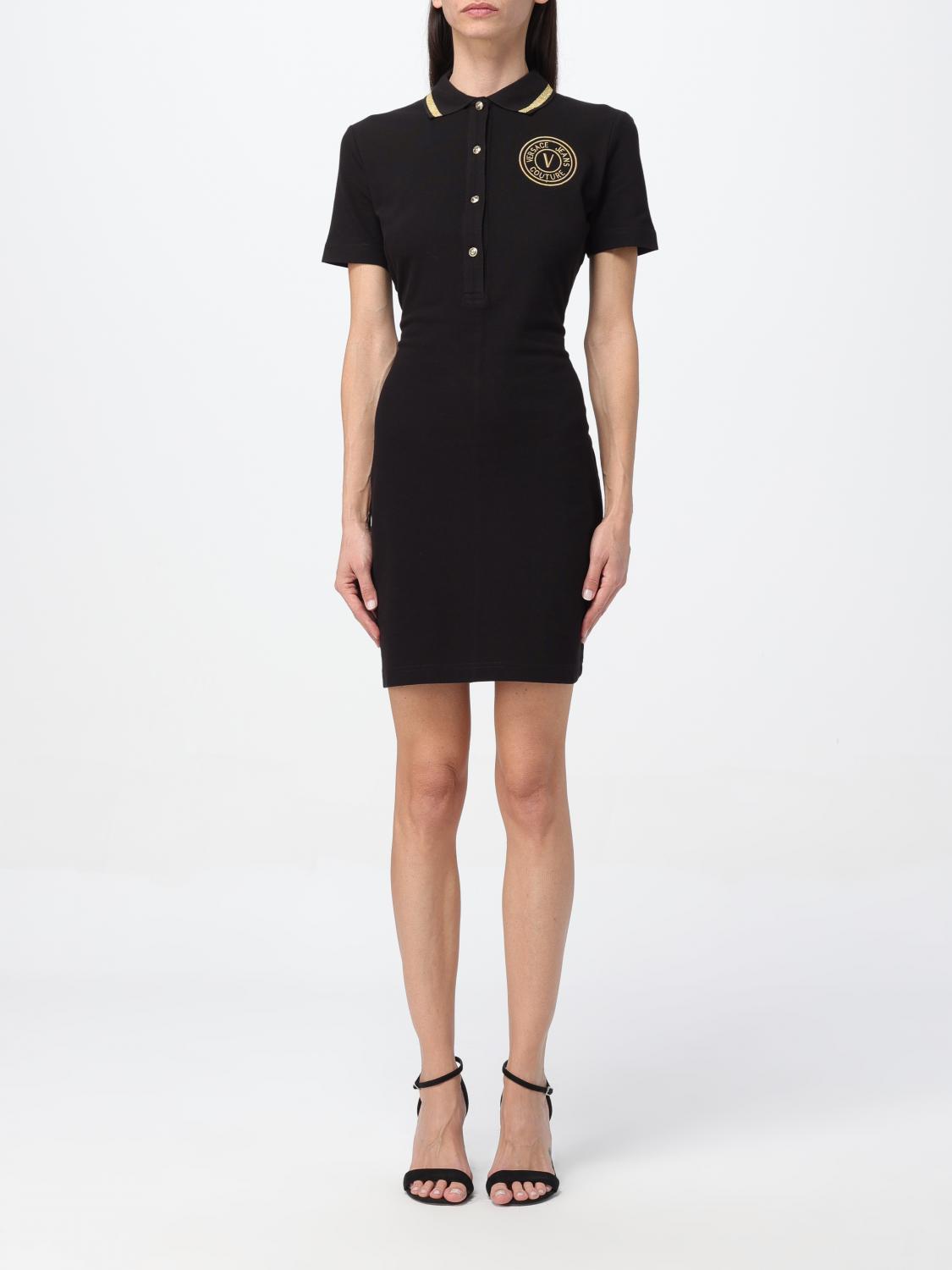 VERSACE JEANS COUTURE DRESS: Dress woman Versace Jeans Couture, Black - Img 1