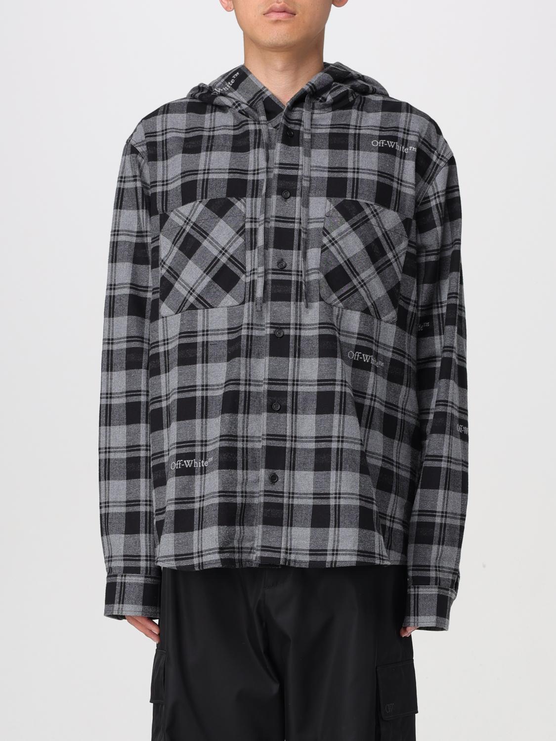 OFF-WHITE シャツ: シャツ メンズ Off-white, ブラック - Img 1