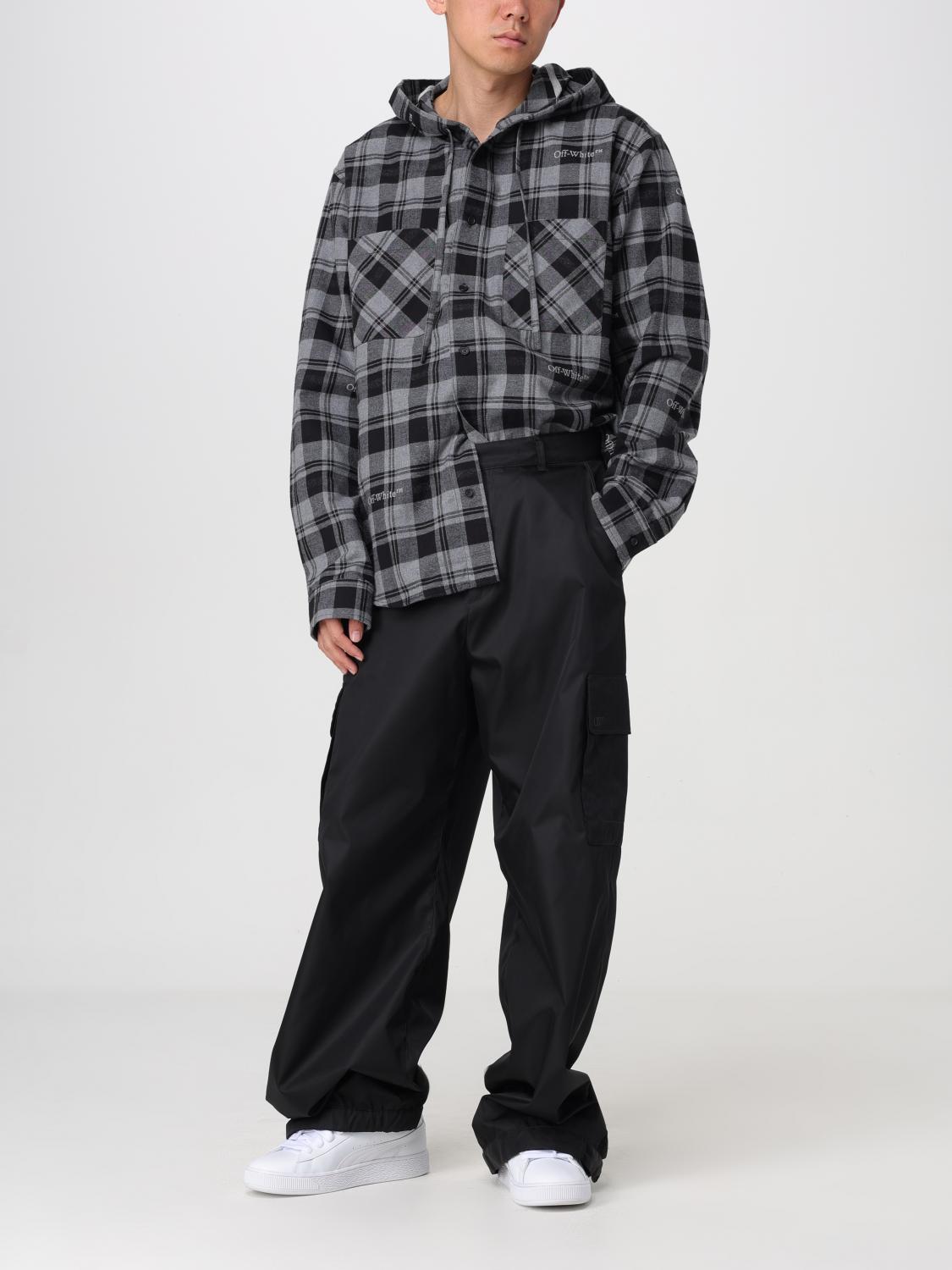 OFF-WHITE シャツ: シャツ メンズ Off-white, ブラック - Img 2