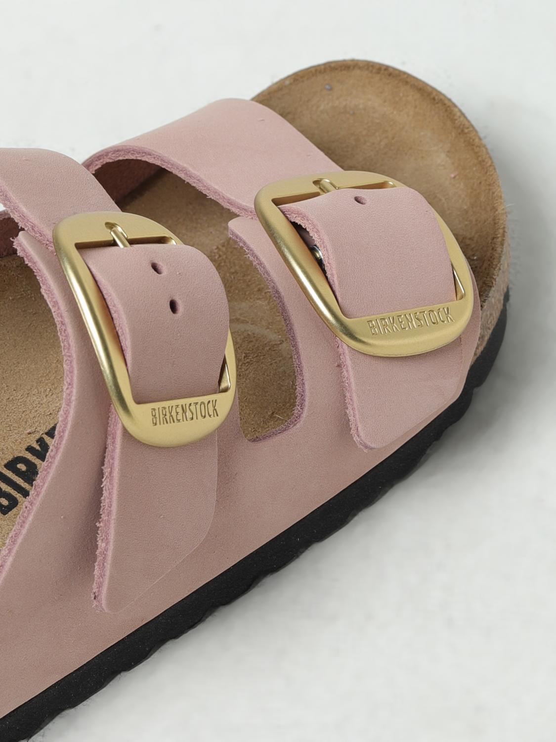 BIRKENSTOCK: Shoes woman - Pink | Birkenstock flat sandals
