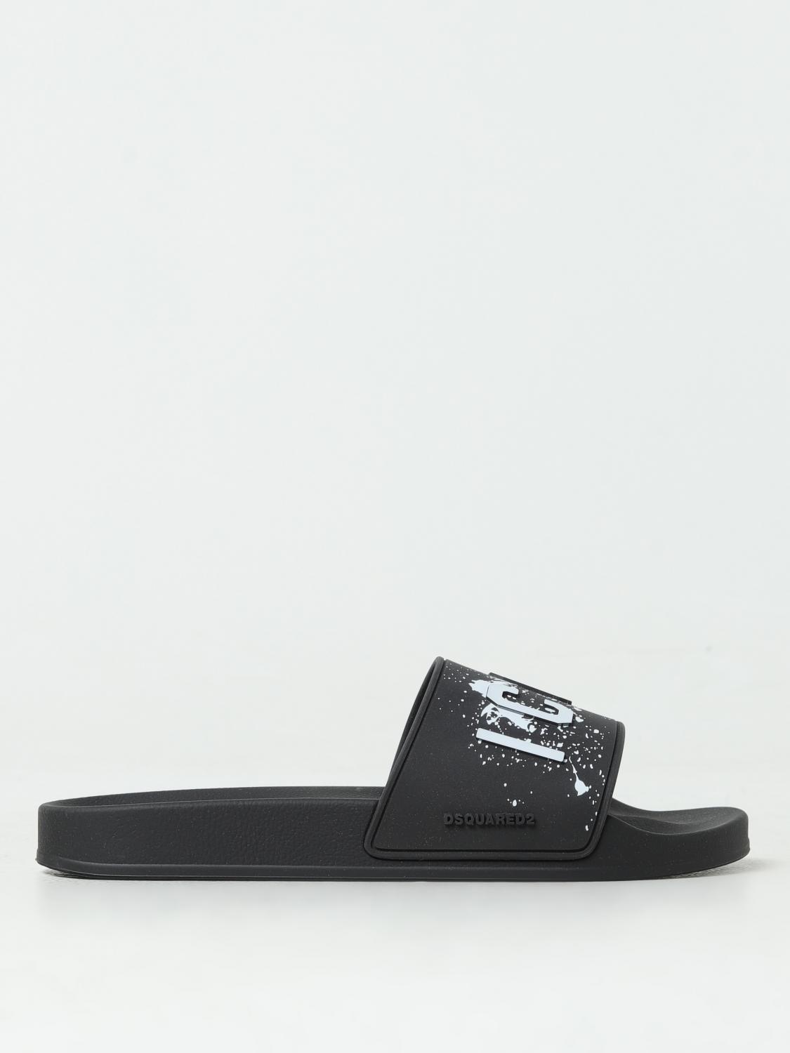 サンダル DSQUARED2 Men Sandals Black FFM002517200001 2124 DSQUARED2 | Black Men's Sandals | YOOX