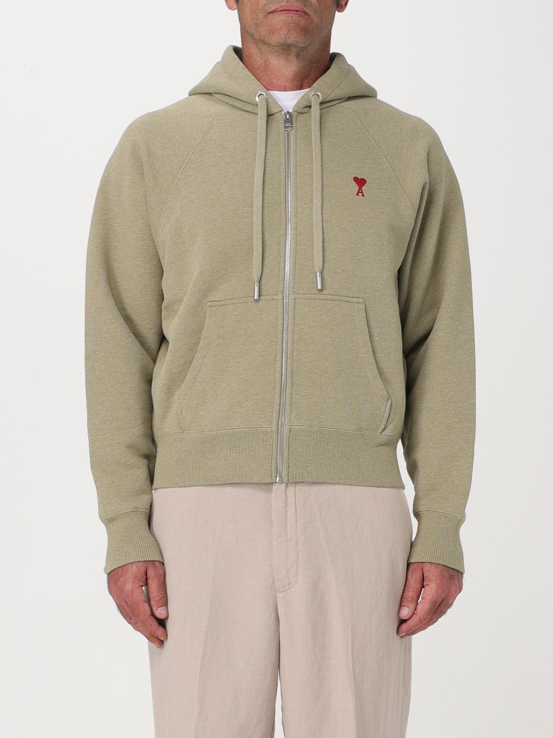 AMI PARIS スウェットシャツ: スウェットシャツ メンズ Ami Paris, セージ - Img 1