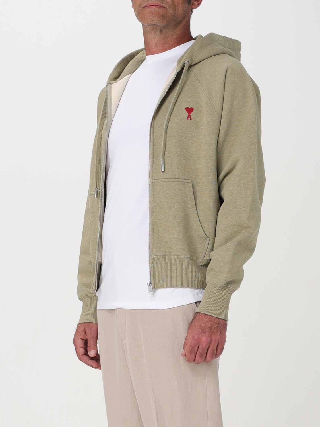 AMI PARIS スウェットシャツ: スウェットシャツ メンズ Ami Paris, セージ - Img 3