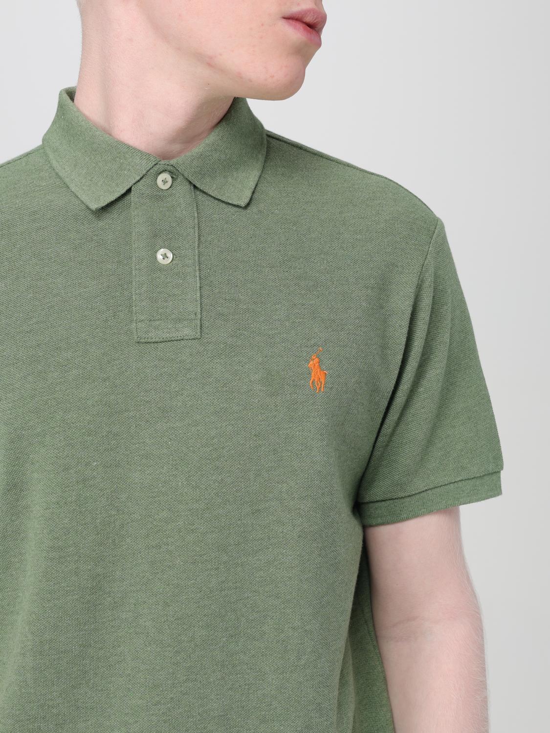 POLO RALPH LAUREN: T-shirt men - Military | Polo Ralph Lauren polo