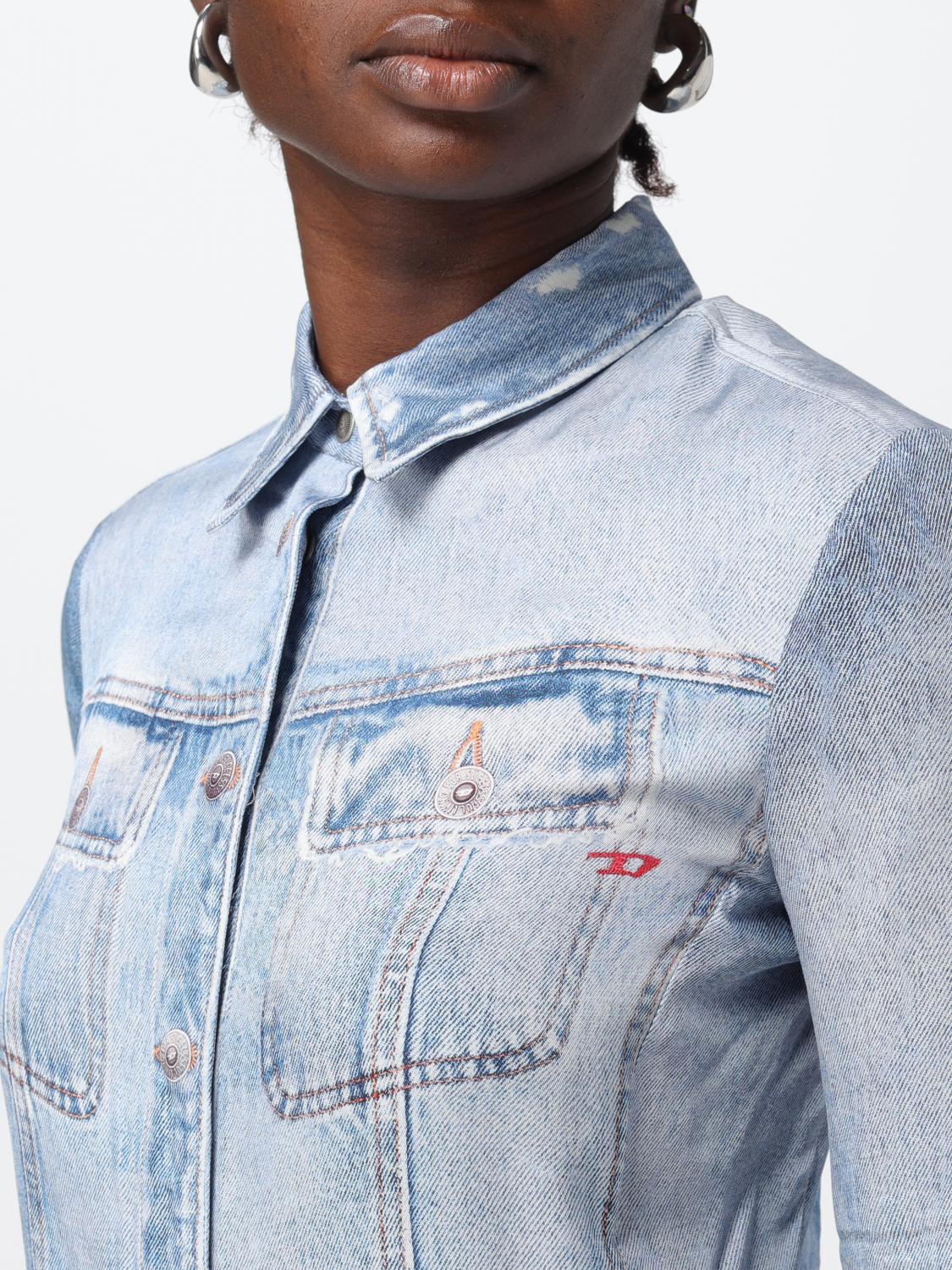 DIESEL CAMISA: Camisa mujer Diesel, Denim - Img 4