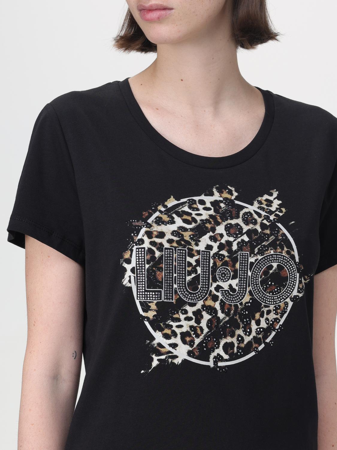 LIU JO CAMISETA: Camiseta mujer Liu Jo, Negro 1 - Img 3