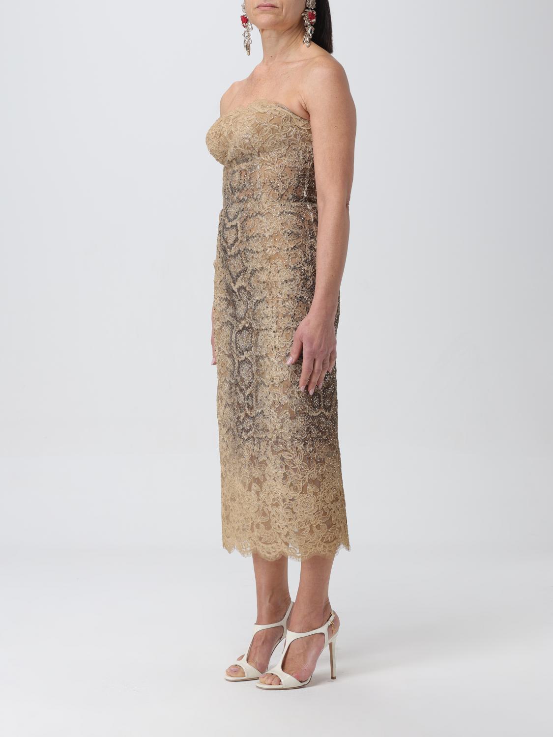 Ermanno Scervino Dress woman - Gold | D442Q355DQY | GIGLIO.COM