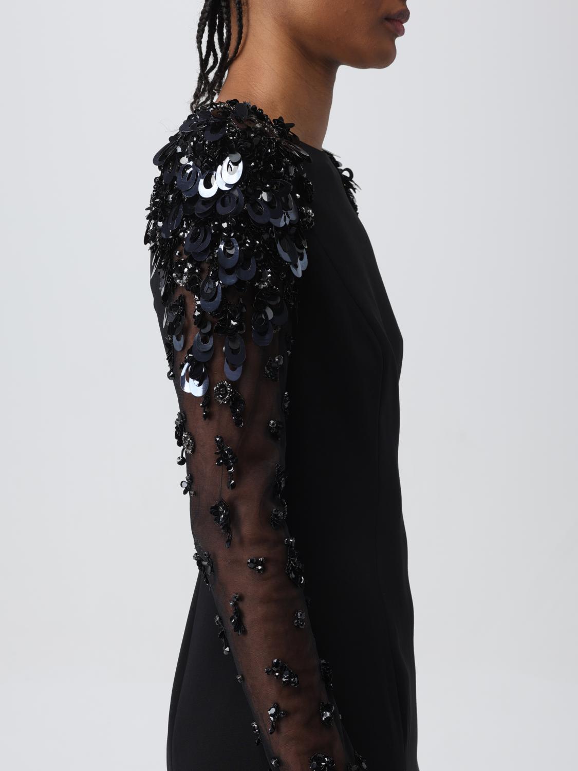 JENNY PACKHAM: Dress woman - Black | Jenny Packham dress AAD106L online at  GIGLIO.COM