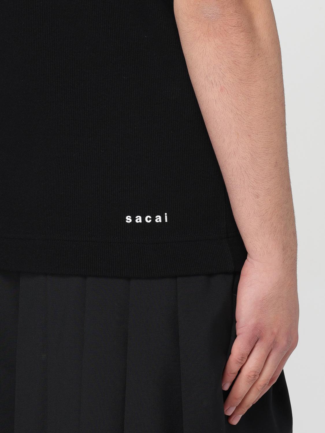 Sacai タンクトップ メンズ - ブラック | 240721S | GIGLIO.COM