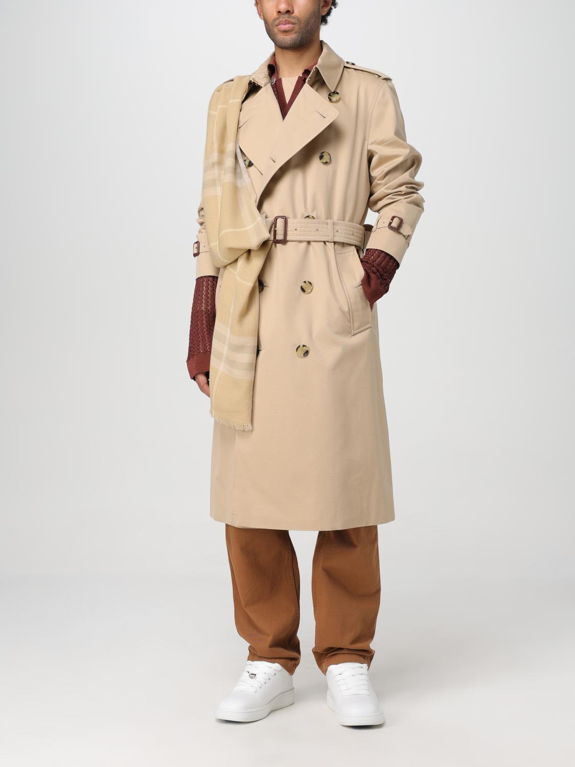 Burberry トレンチコート メンズ - ベージュ | 8079385 | GIGLIO.COM
