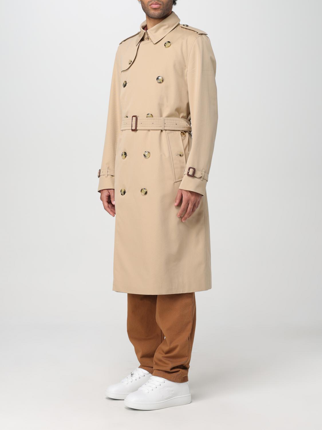 Burberry トレンチコート メンズ - ベージュ | 8079385 | GIGLIO.COM