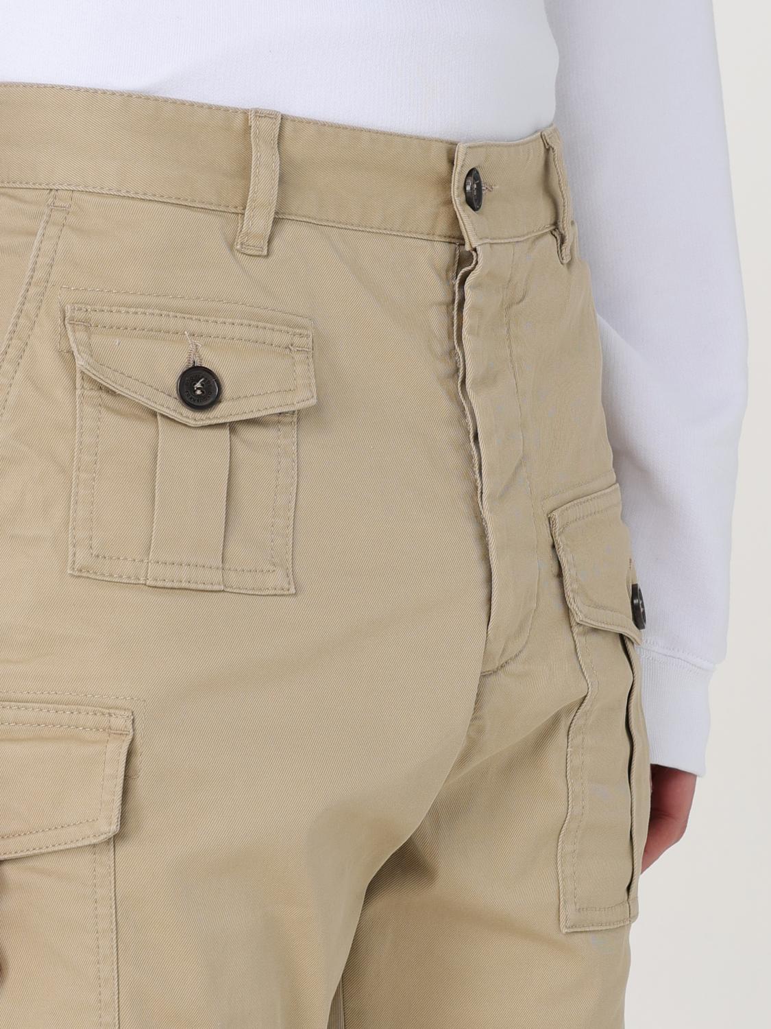 DSQUARED2 ショートパンツ: ショートパンツ メンズ Dsquared2, ベージュ - Img 4