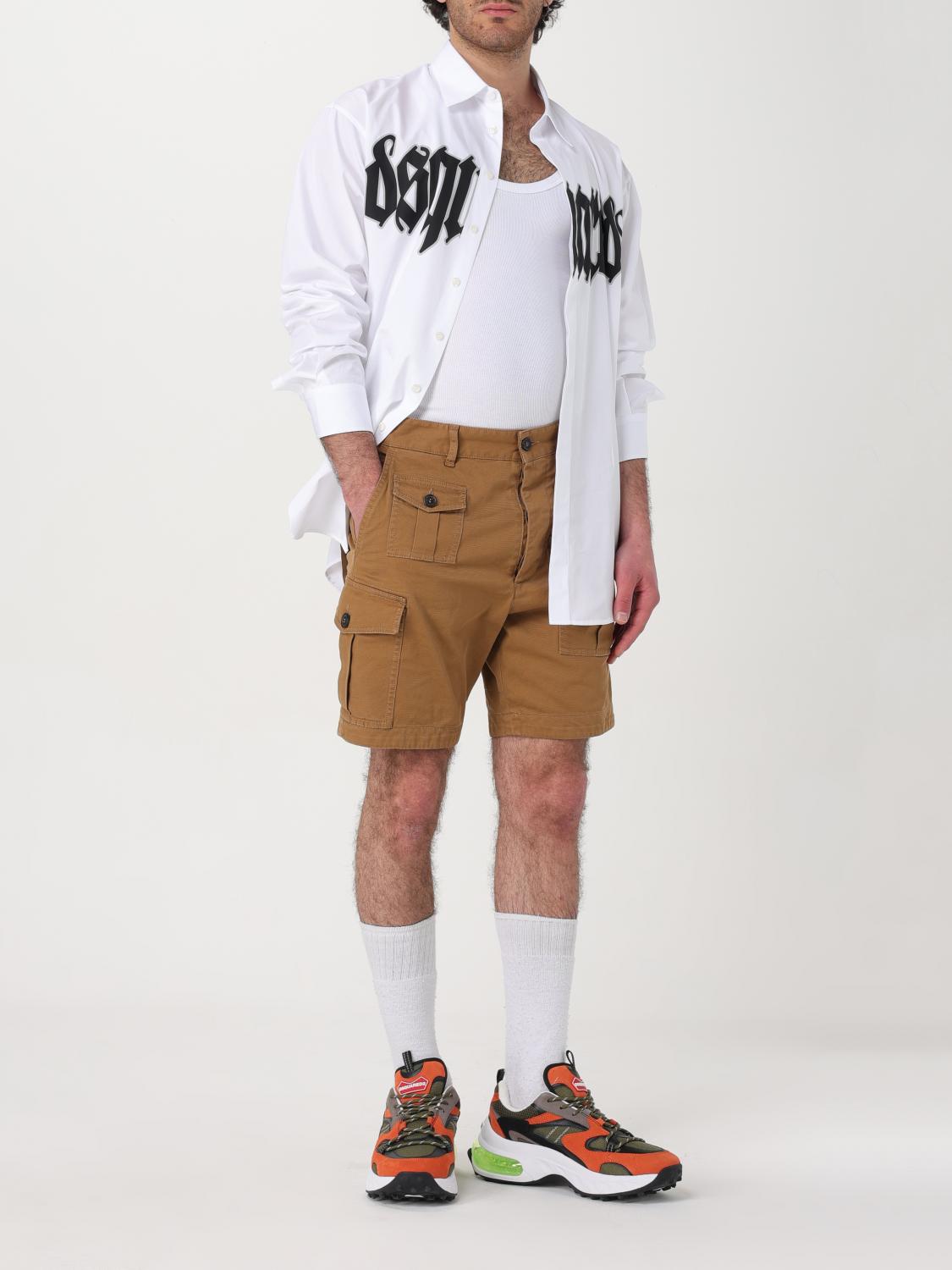 DSQUARED2 쇼츠: 쇼츠 남성 Dsquared2, 브라운 - Img 2