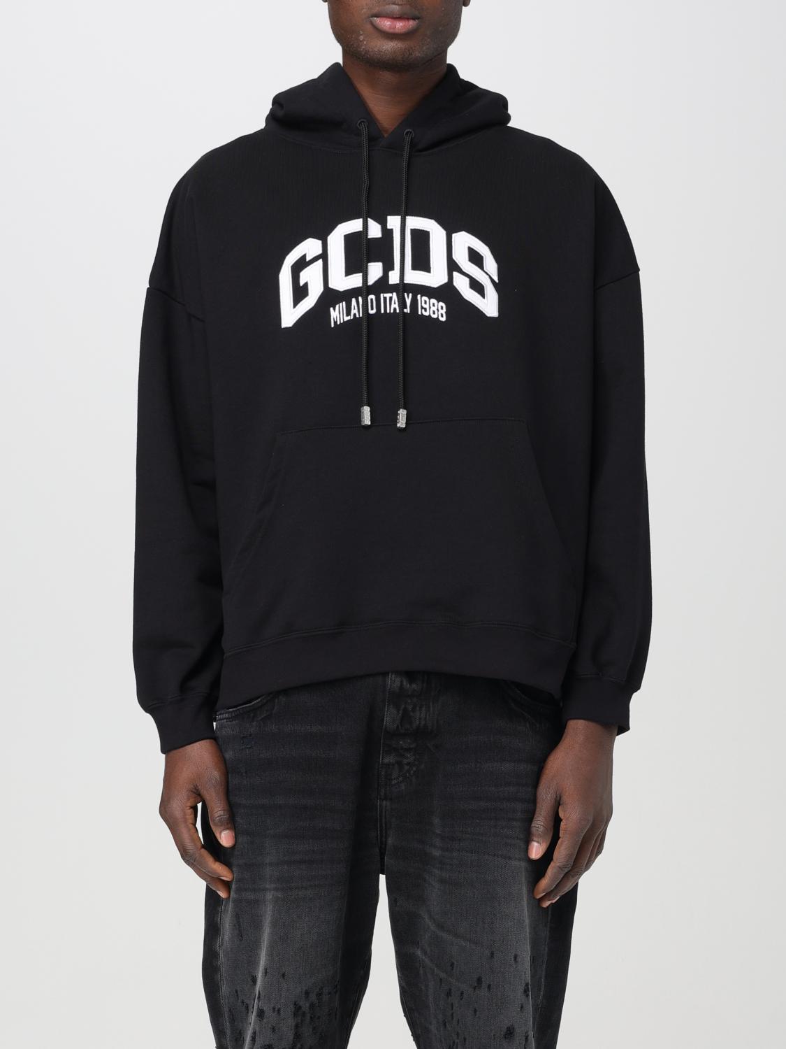 GCDS SUDADERA: Jersey hombre GCDS, Negro - Img 1