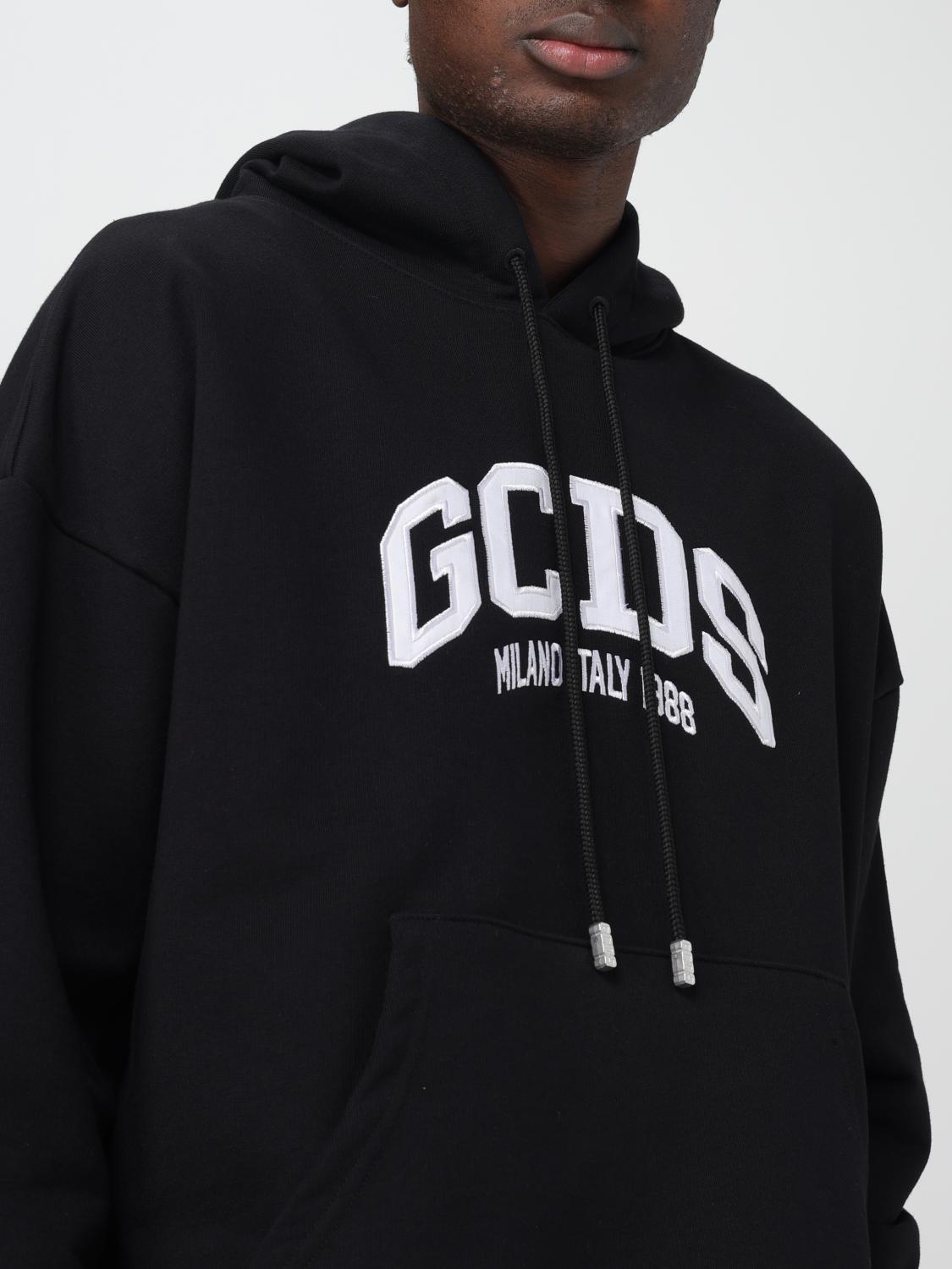 GCDS SUDADERA: Jersey hombre GCDS, Negro - Img 4