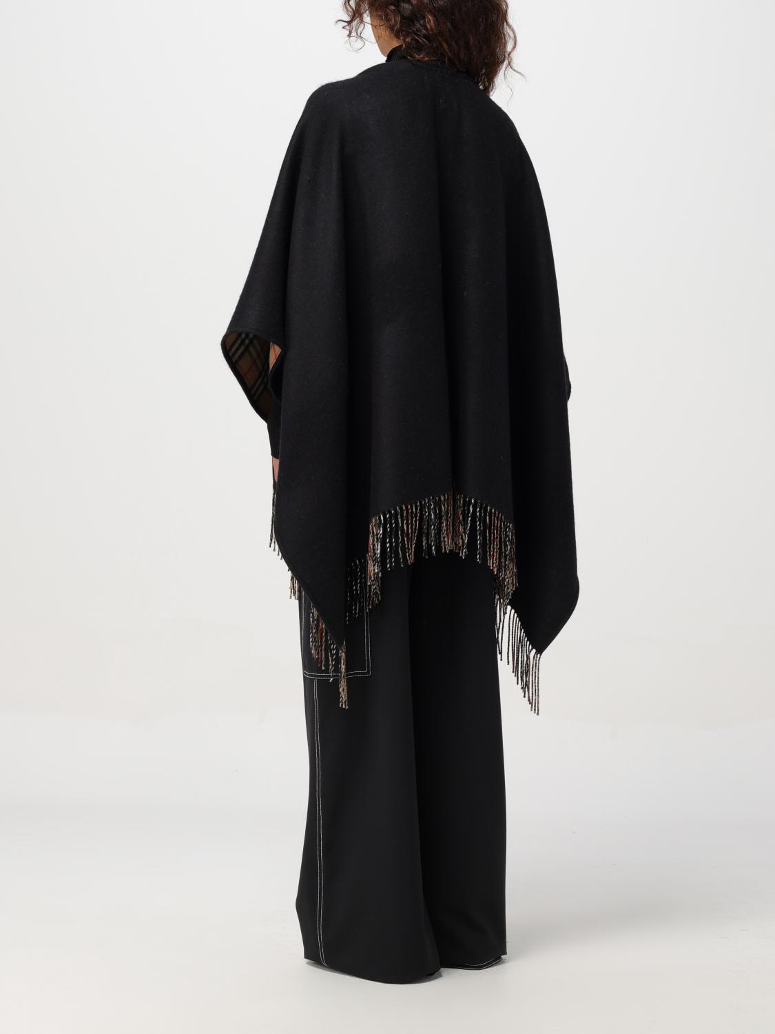 BURBERRY：ケープ レディース - ブラック | GIGLIO.COMオンラインの