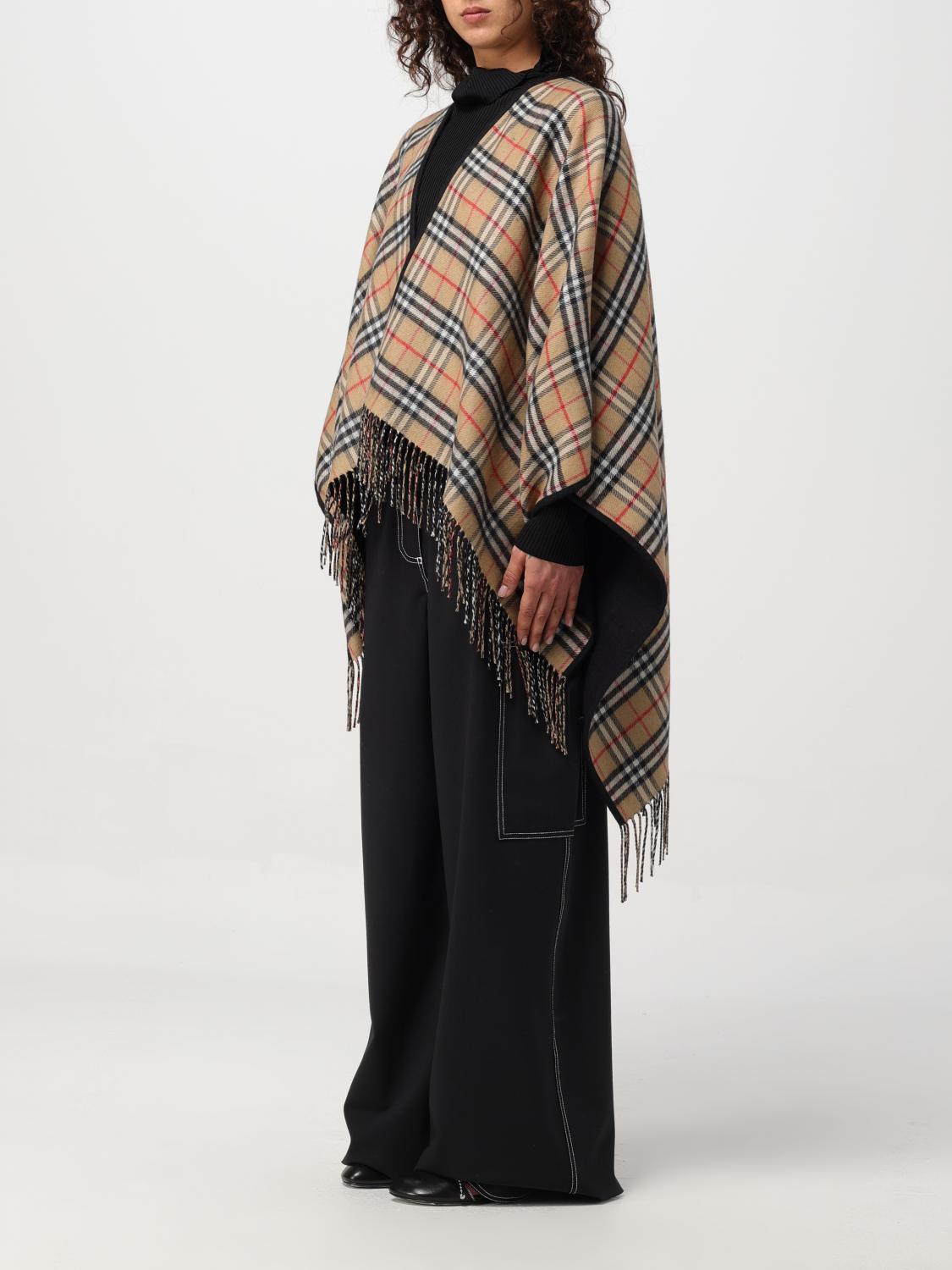 BURBERRY：ケープ レディース - ブラック | GIGLIO.COMオンラインの