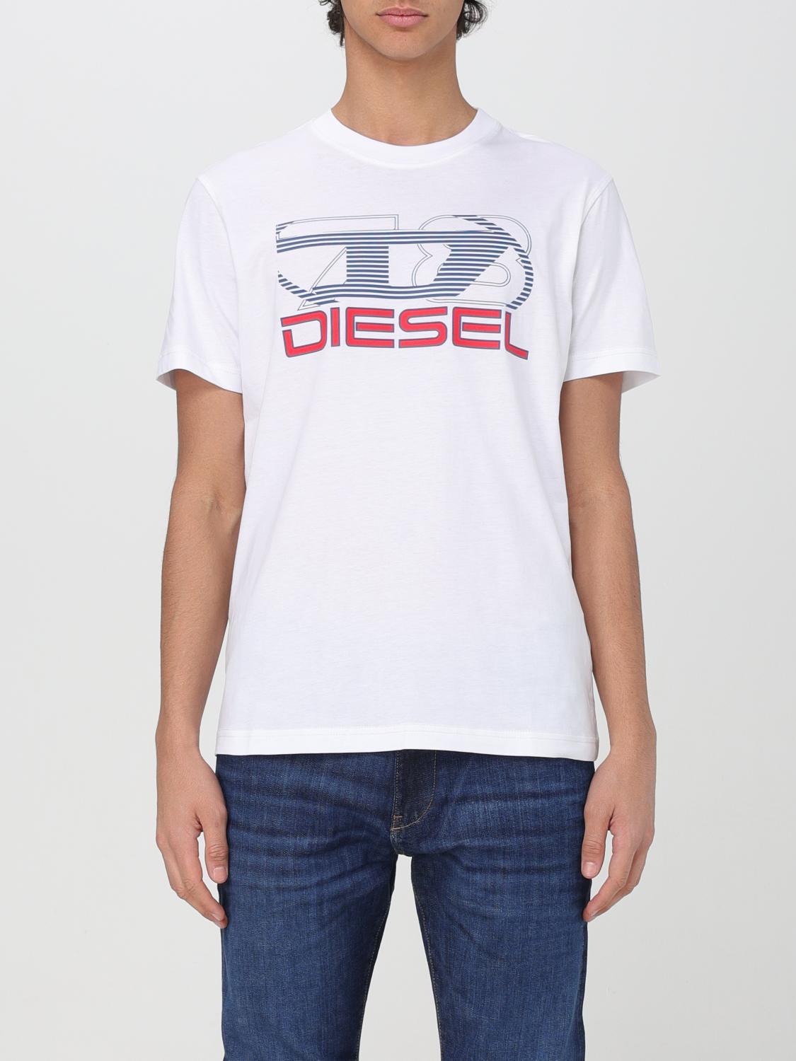 DIESEL CAMISETA: Camiseta hombre Diesel, Blanco - Img 1
